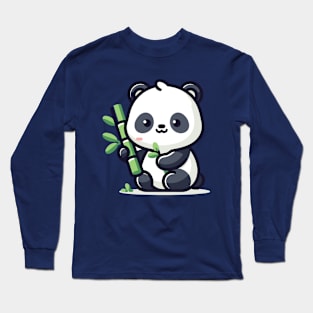 Cute Panda Long Sleeve T-Shirt